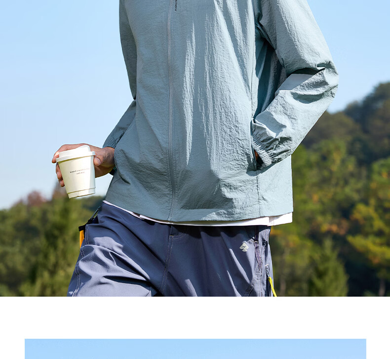 361° Men's Sunscreen Jacket Spring Summer UPF100+ Sports Outdoor Stand Collar Cooling Quick-Dry Coat 652624611-3 20