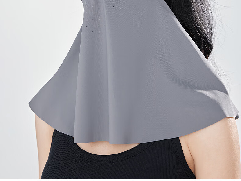 ZIY Seamless Breathable Face Shield Women's Summer Shoulder Neck Integrated Sun Protection Mask UV Protection Eye Corner Face Cover 1