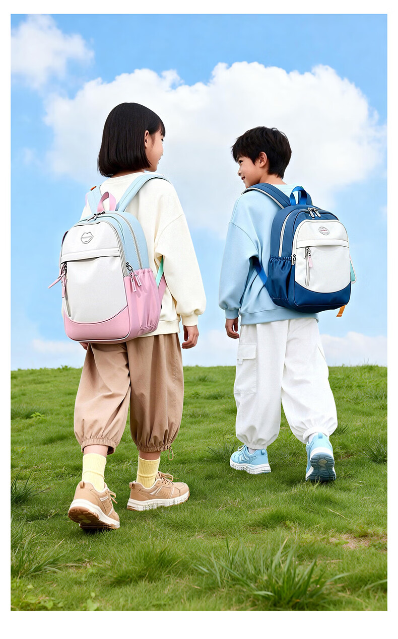 Warrior Children's Backpack Outdoor Travel Small School Bag Lightweight Stylish Primary School Spring and Autumn Study Tour Double Shoulder Bag 6