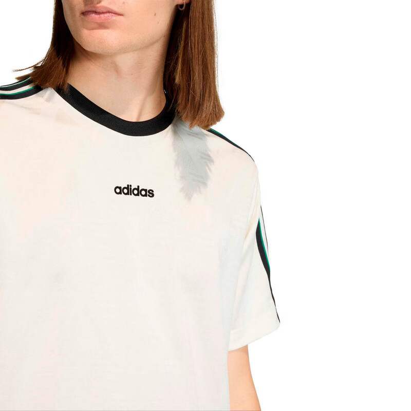 Adidas Originals Men's JACQUARD JSY Short Sleeve Top KE2139 White M 5