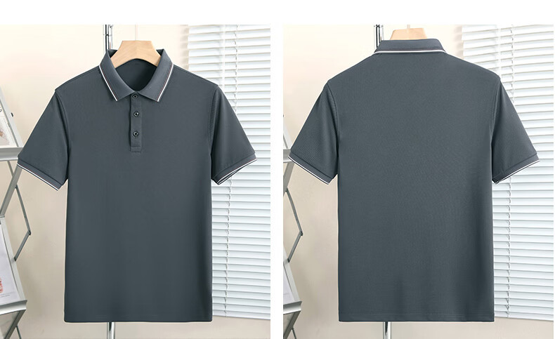 TUCANO Men's Short Sleeve Polo Shirt Summer New Breathable Casual Business T-Shirt 8