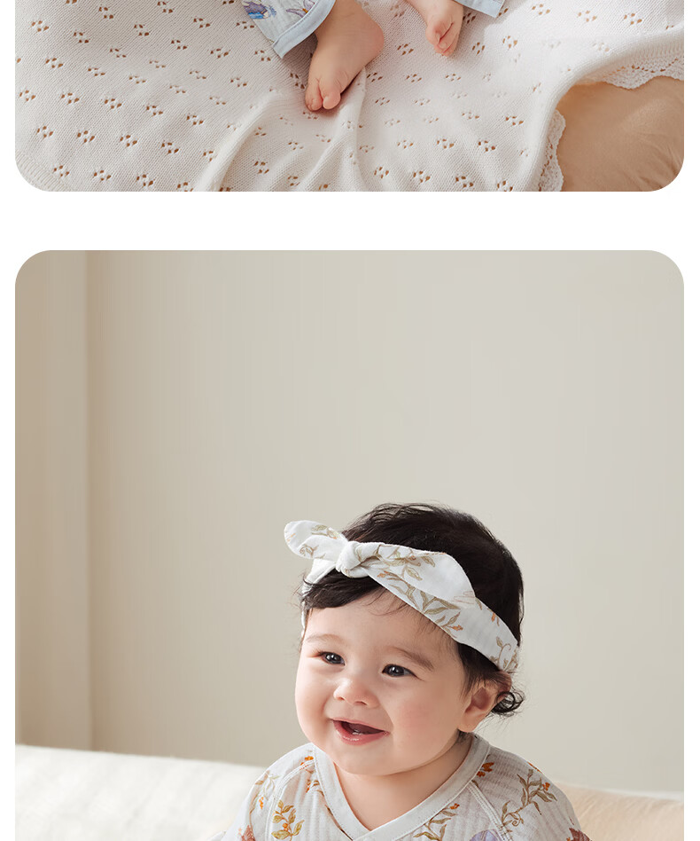 October Crystal Baby Romper Spring Summer Newborn Infant Clothing Unisex Long Sleeve Cotton A-Class 21