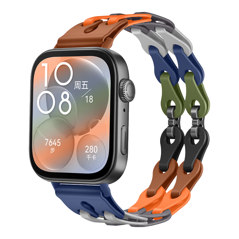 Binghong Suitable for Huawei Fit5 Strap, Fit5pro Huawei Fit4 Strap, Fit4pro Silicone Strap, Fit3 Watch Band, Watch Fit4 Watch Strap Bracelet