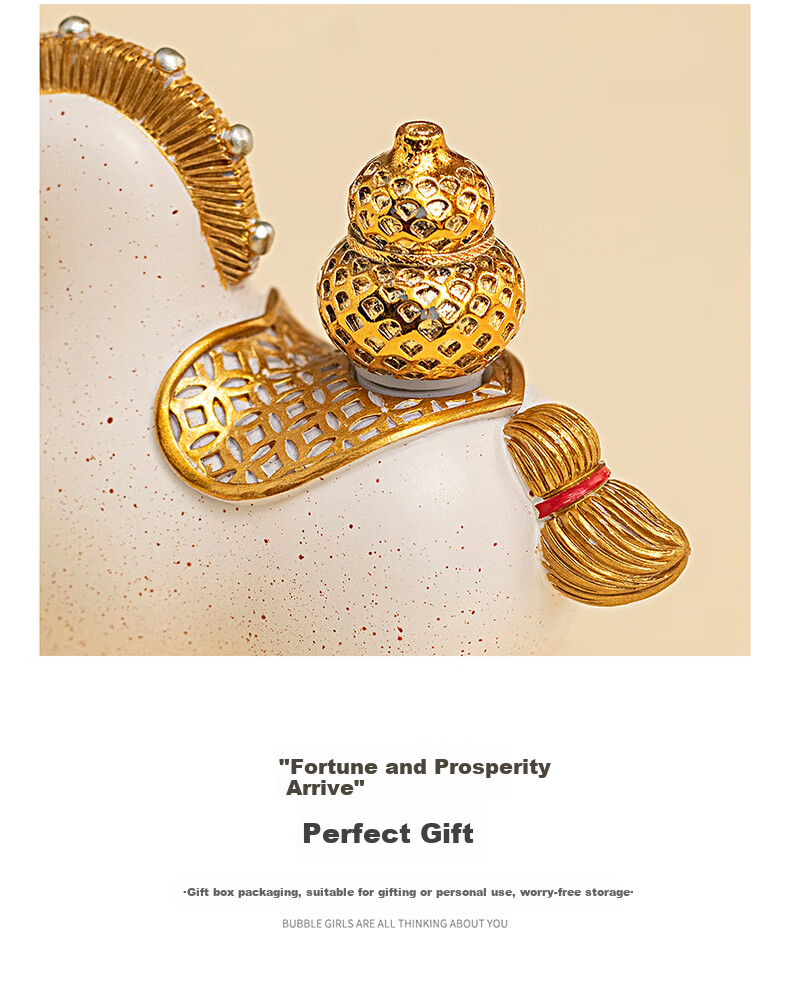 Kongsheng Guochao Prosperity Horse Orange Creative Corporate New Year Gift Premium Souvenir Friend Birthday Gift Year of the Horse Ornament 16
