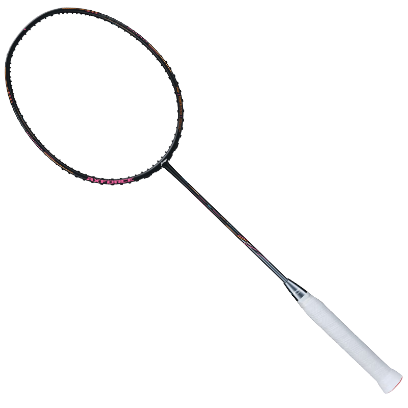 Li-Ning Badminton Racket, Leiting 80 Full Carbon, Chen Long Battle Racket, Offensive Type, Black And Gold Color Scheme, High-End Racket, 4U Unstrung