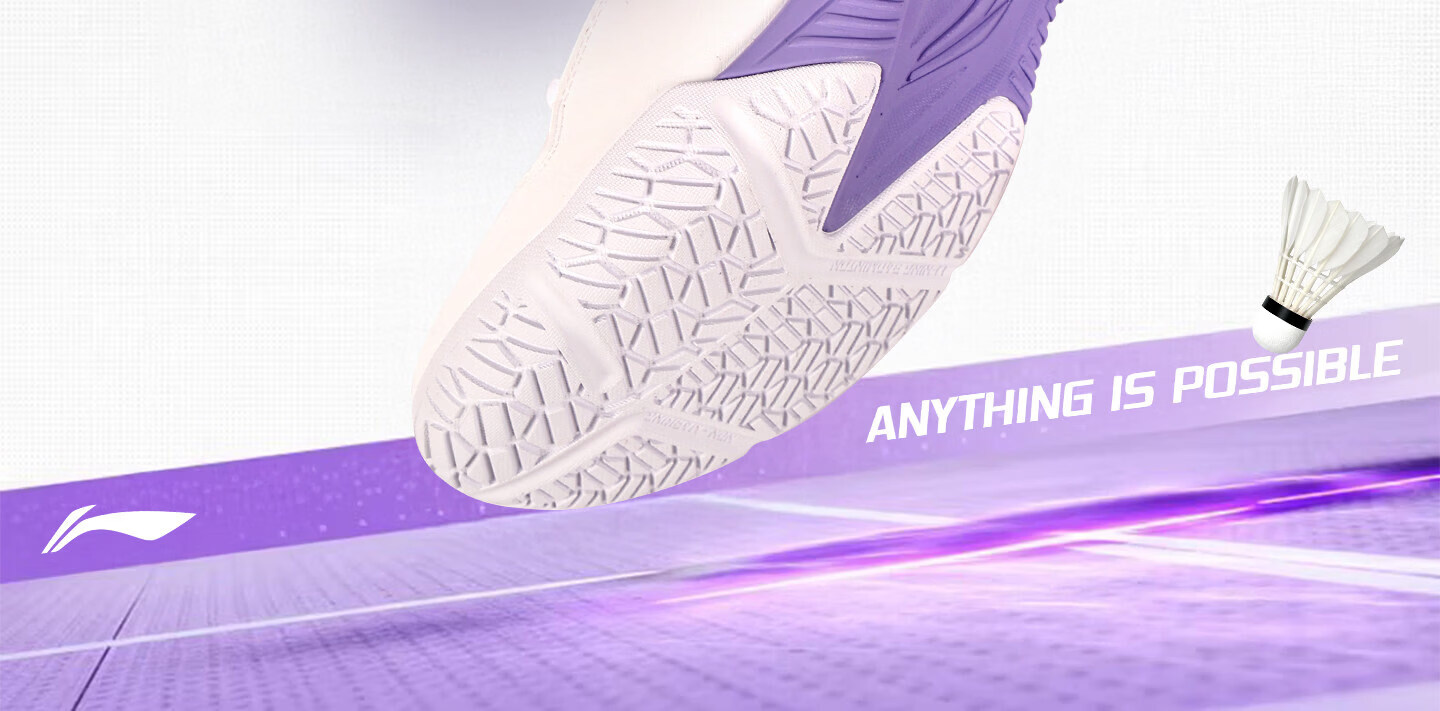 LI-NING Thunder 2 LITE Badminton Shoes Unisex Competition Training Non-Slip Wear-Resistant Shock Absorption Sports Shoes Size 44 2