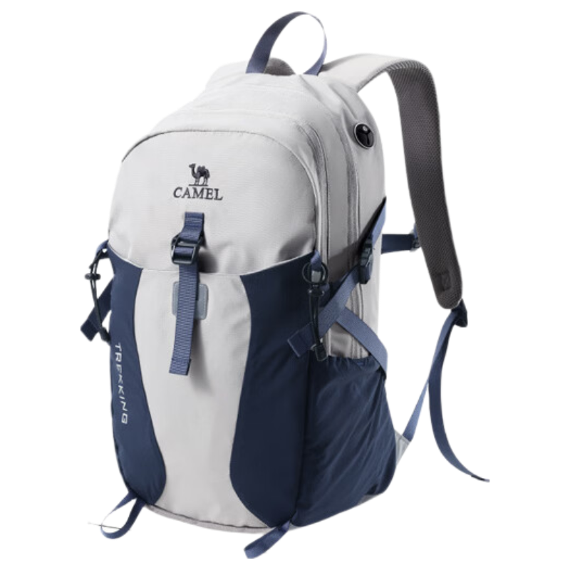 CAMEL Backpack Hiking Outdoor Travel Large Capacity Student School Bag Advanced Gray