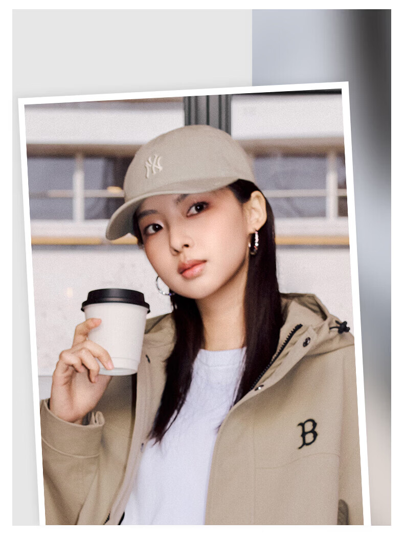 MLB Soft Top Baseball Cap Unisex Zhang Ruonan Style 38 Goddess Festival Gift 3ACPB076N-50BKS-F 17