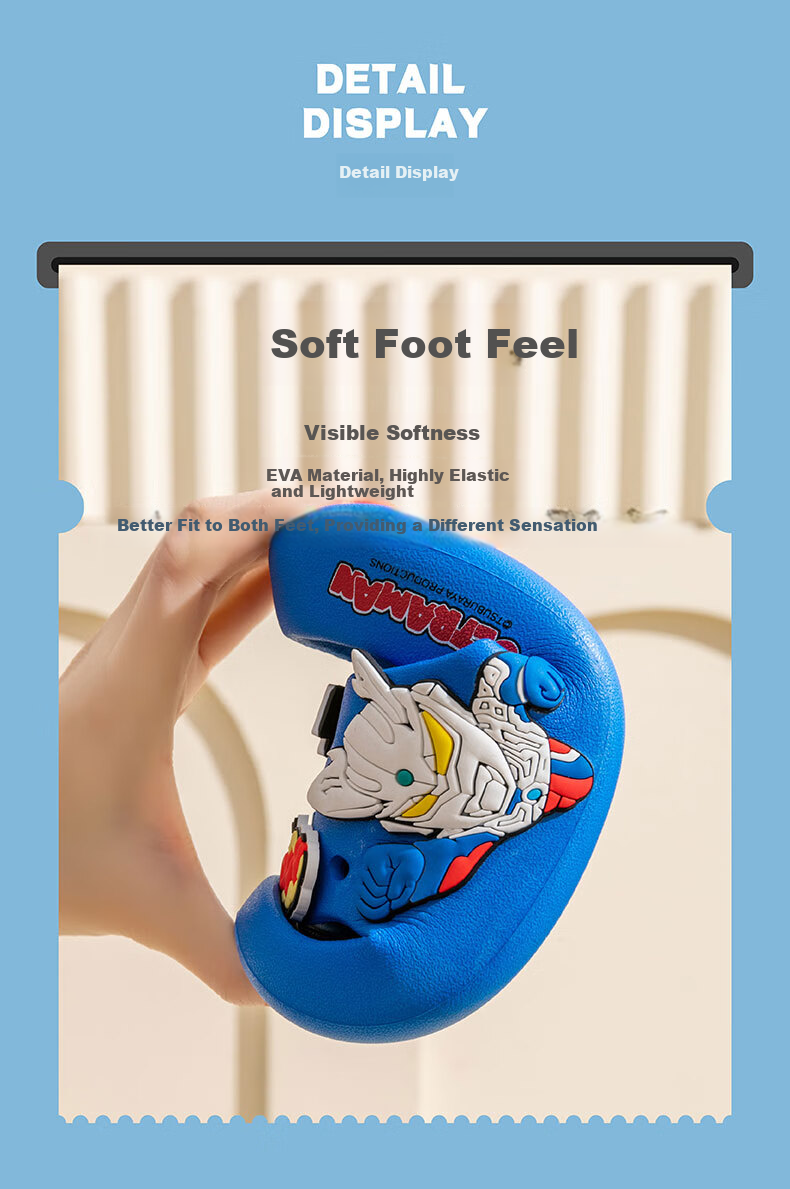 Duomiao Children's Slippers Boys Summer Non-Slip Indoor Bathroom EVA Soft Sole Kids Sandals 250006TL 3