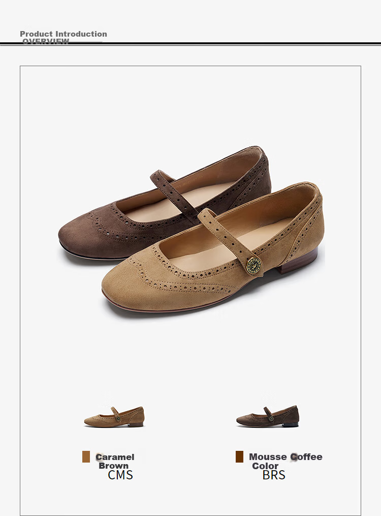 Le Saunda 2025 Autumn New Retro Mary Jane Women's Flats 6T15801 Caramel Brown CMS 35 11