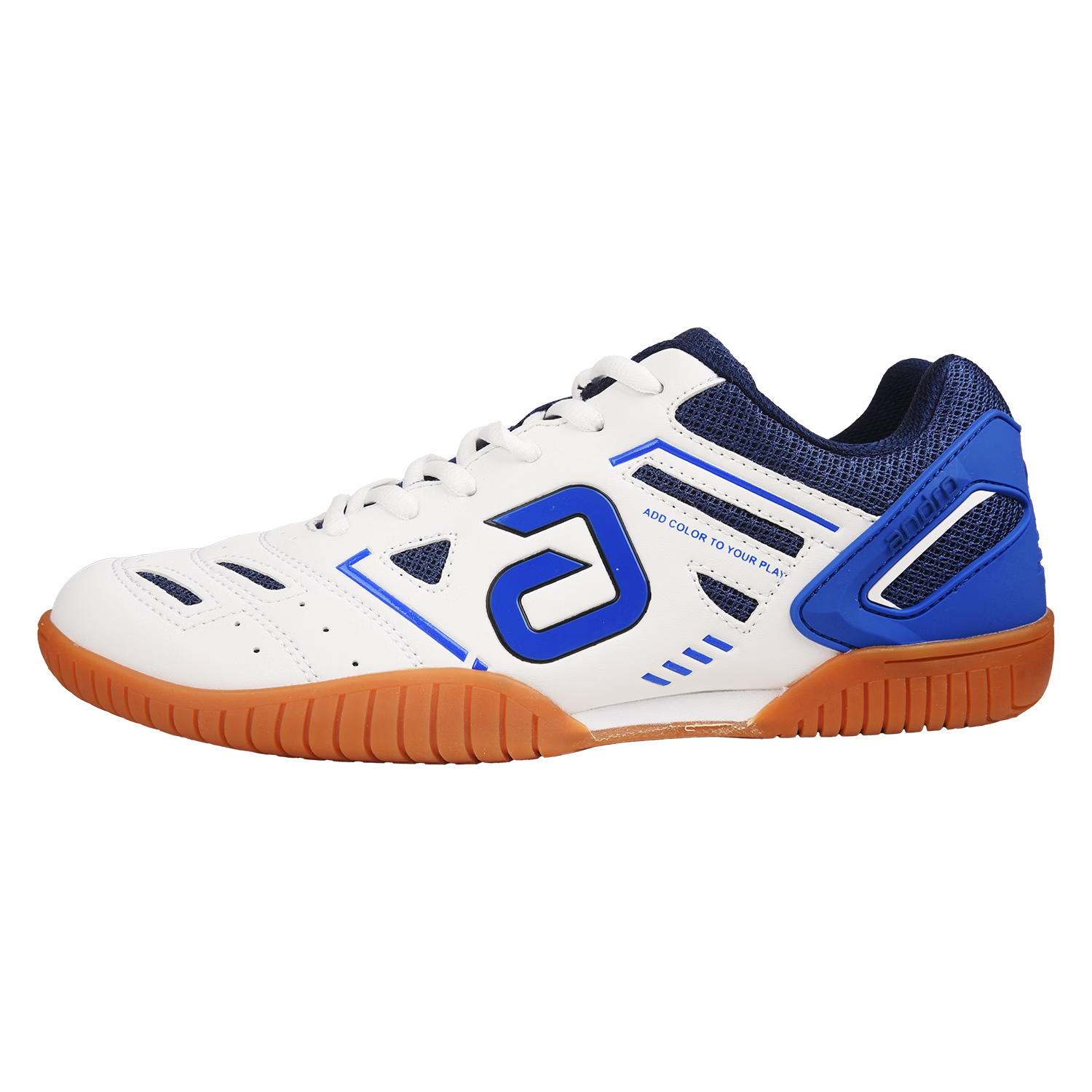 ANDRO An Duo Table Tennis Shoes Men Women Non-slip Wear-resistant Sports Shoes Tianrui TORIN White Blue Size 40