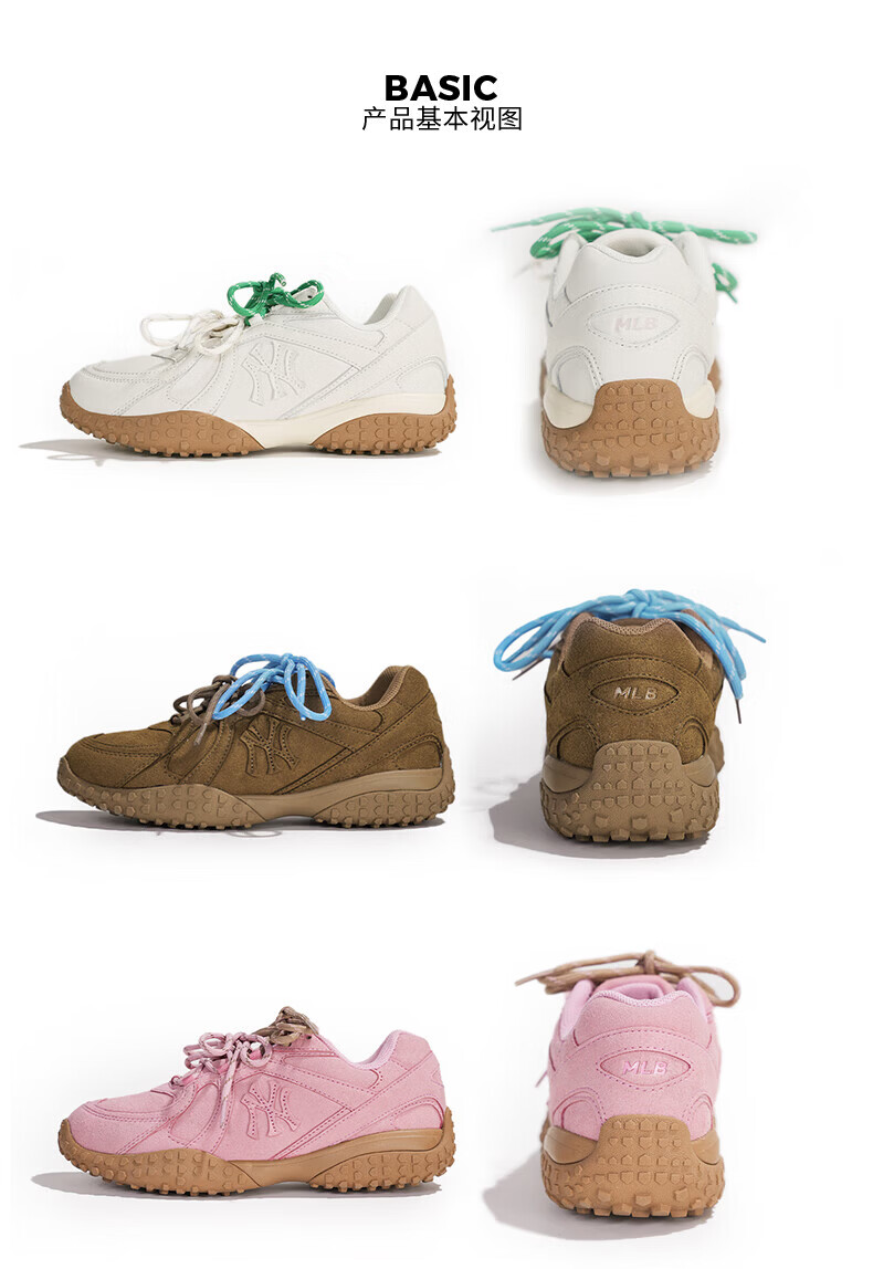 MLB KARINA Zhang Kangle Unisex Korean Style Retro Bean Thin Sole Shoes 3ASXT025N-50IVS-230 10