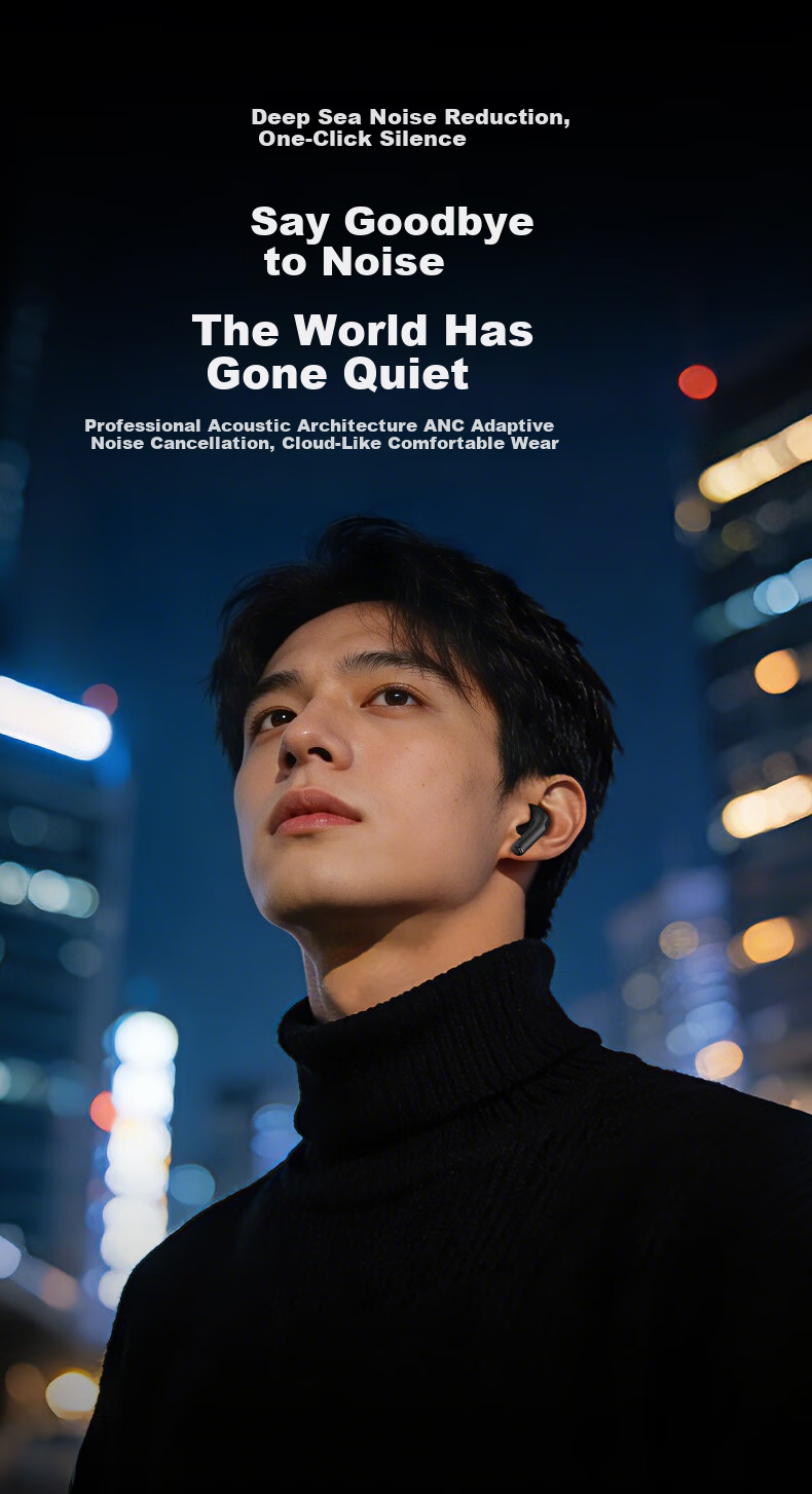 MICROKIA 2025 Latest Harman Kardon Level Bluetooth In-Ear Earphones Deep Active Noise Cancelling Compatible with Sony Black Apple Long Battery Life VIVO Top Ranked 6