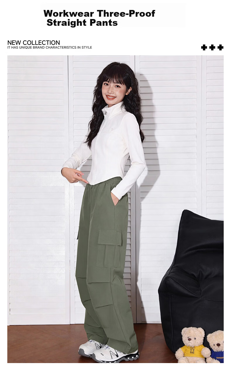 TonLion Women's Summer Workwear Pants New Cool-Touch Straight-Leg Jogger Convertible Elastic Slim Fit Sports Trousers 3