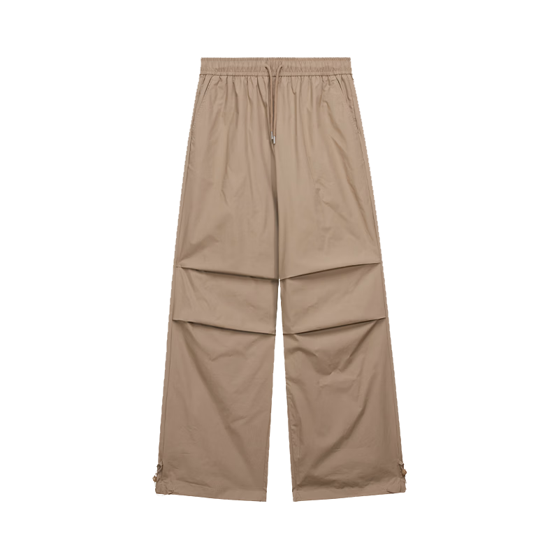 Metersbonwe Women's Casual Wide-Leg Pants 2026 Summer New Outdoor Sports Loose High-Waist Paratrooper Pants