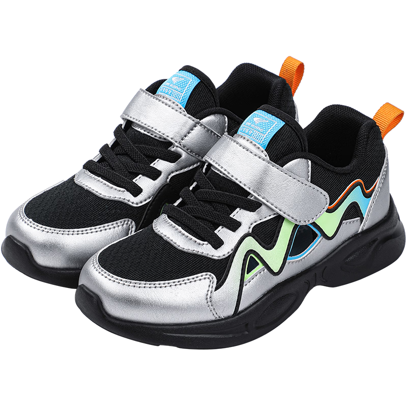 DR·KONG Toddler Walking Shoes Sports Shoes Spring Boys Velcro Trendy Kids Shoes 2B16A1012BM Beige Size 31