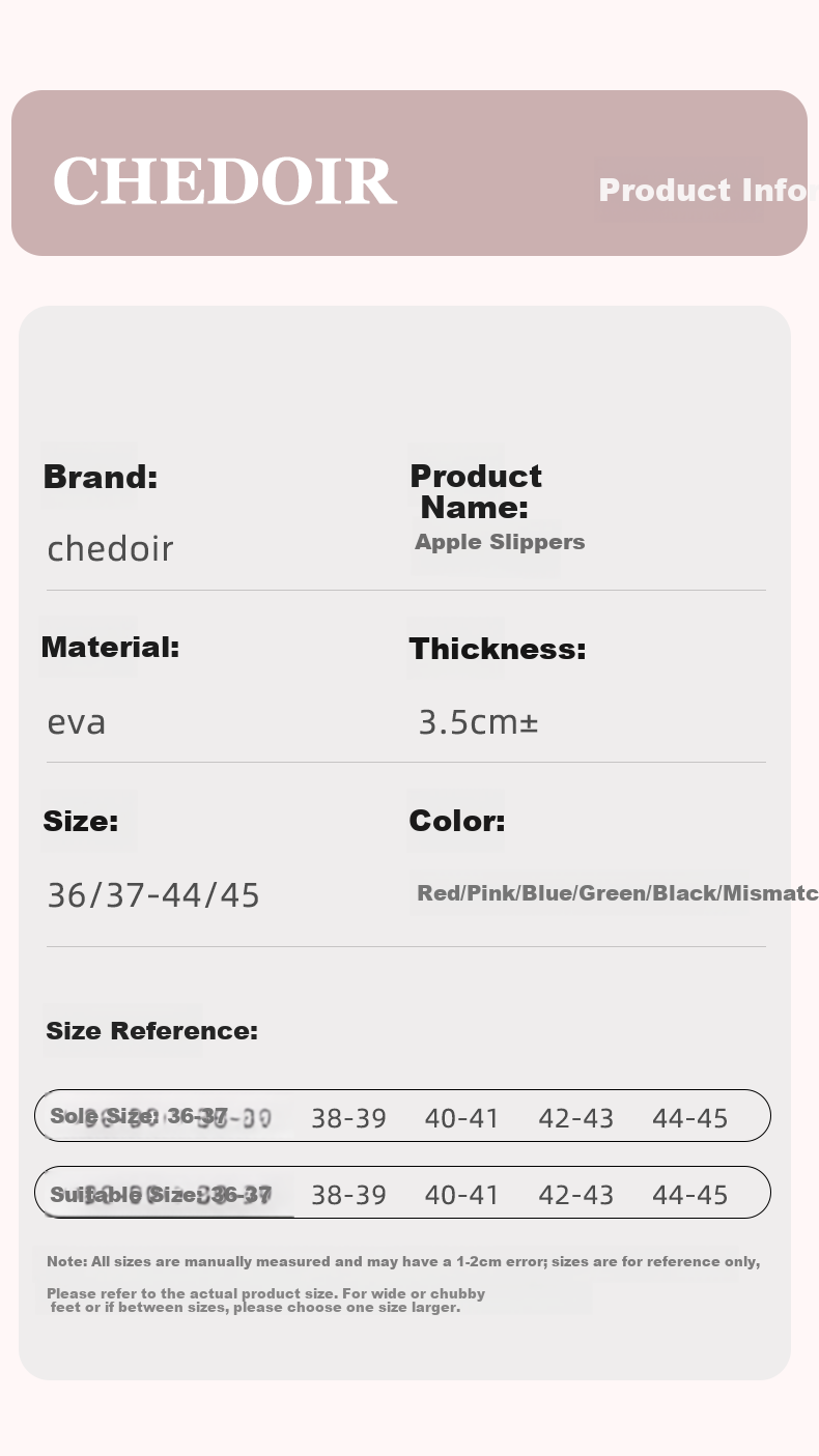 Chedoir Mandarin Duck Apple Women's Summer Cute Cartoon Home Non-Slip Shower Couple Slippers Outdoor Sandals 13