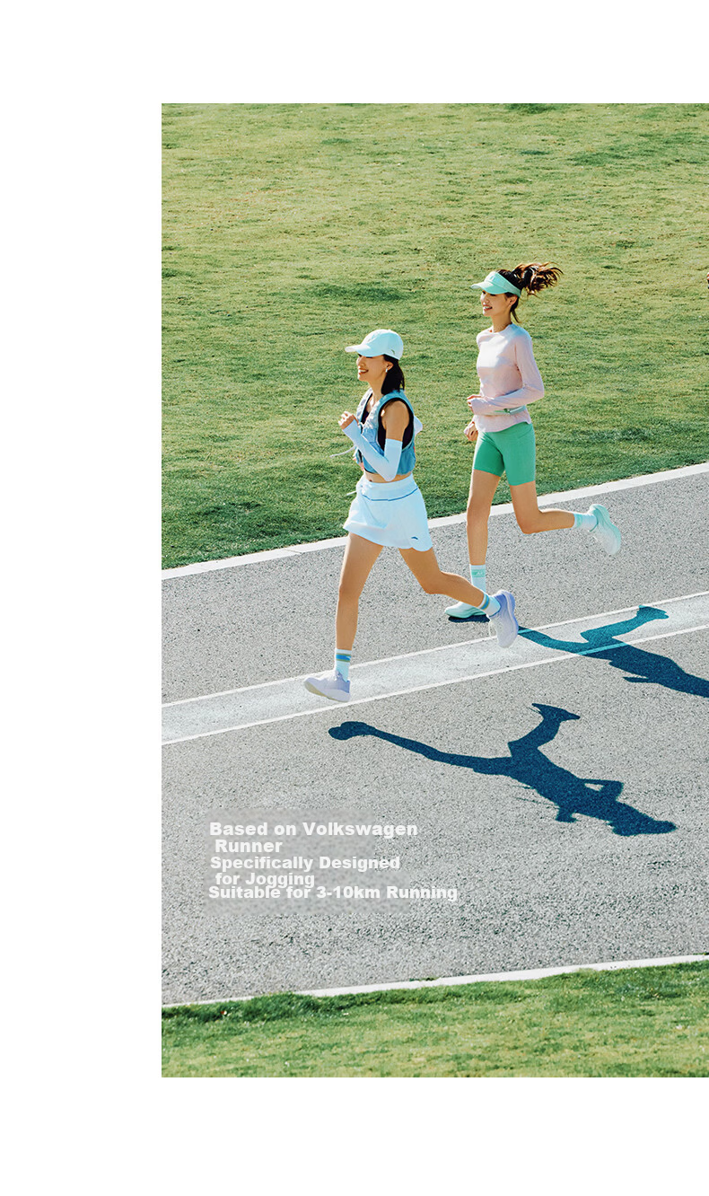 Anta Leaf 7th Generation Women's Lightweight Thick-Soled Running Shoes Aerobic Jogging Shoes Cushioning Rebound Sports Shoes Jump Rope Shoes for Women 9