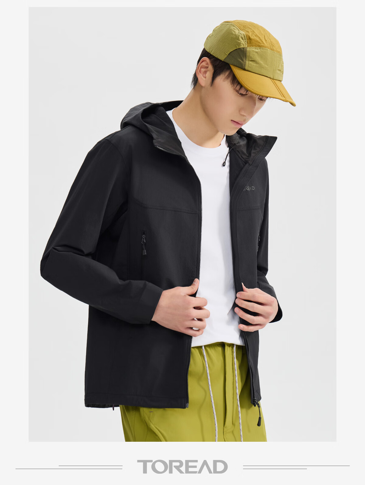 TOREAD Huang Jingyu Edition Men's 26 Softshell Jacket Cordura Fabric Windproof Professional Mountaineering Coat TAEEBO81753 24