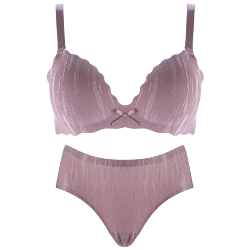 9i9 Bra Moonlight Gauze Enlarging Push-Up Anti-Sagging Seamless Wireless Side Support Lingerie S195 Skin Color 75A