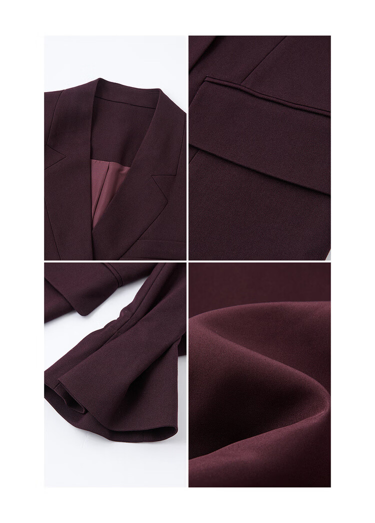 MT [Magazine Editor-in-Chief] Spring Commuter Ruffle Sleeve False Collar V-Neck Double-Breasted Loose Women's Blazer Jacket 11