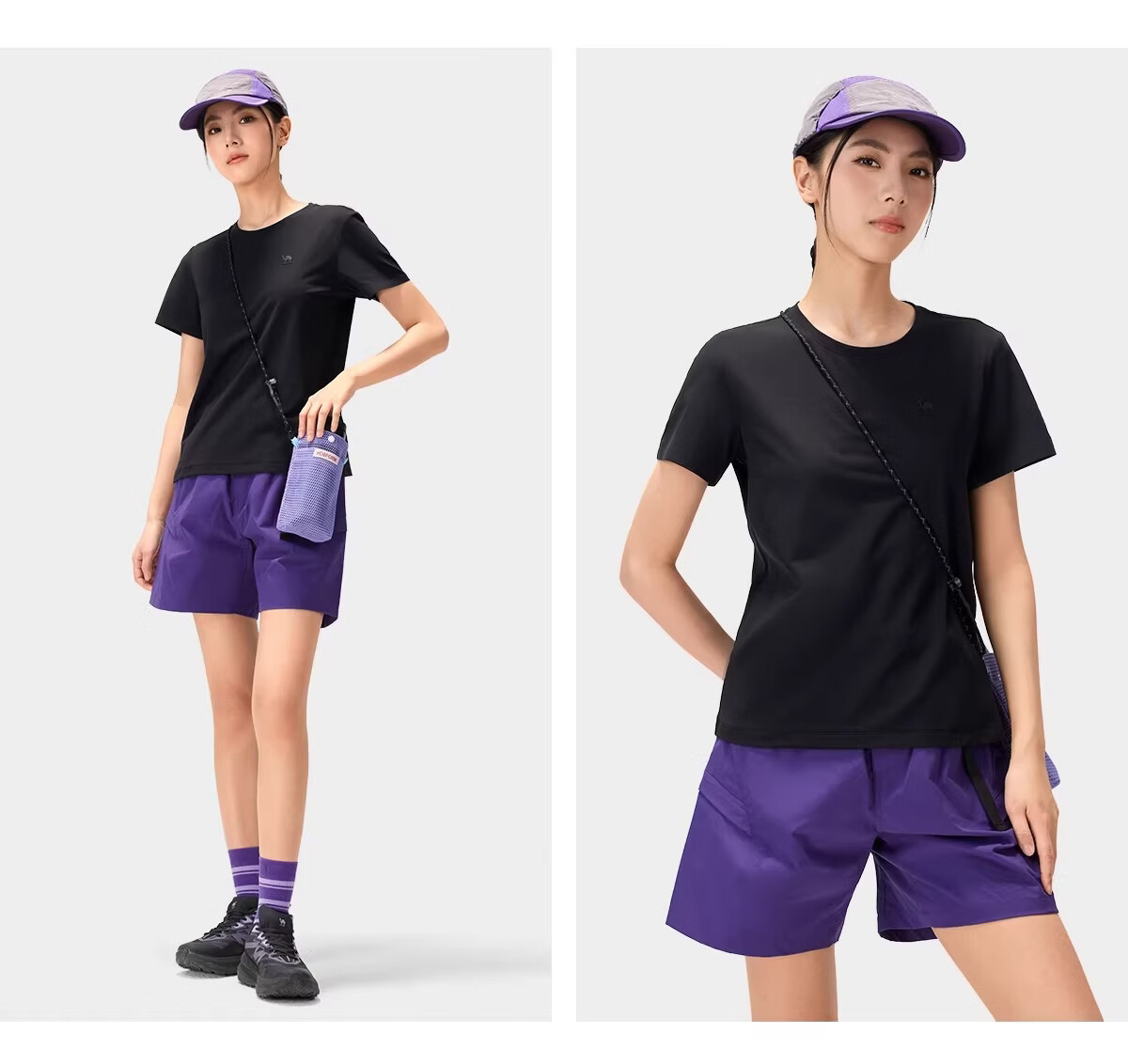 CAMEL Outdoor Quick-Dry T-Shirt Men 26 Spring Summer Breathable Stretch 5A Antibacterial Hiking Sun Protection Top Women 1052 37