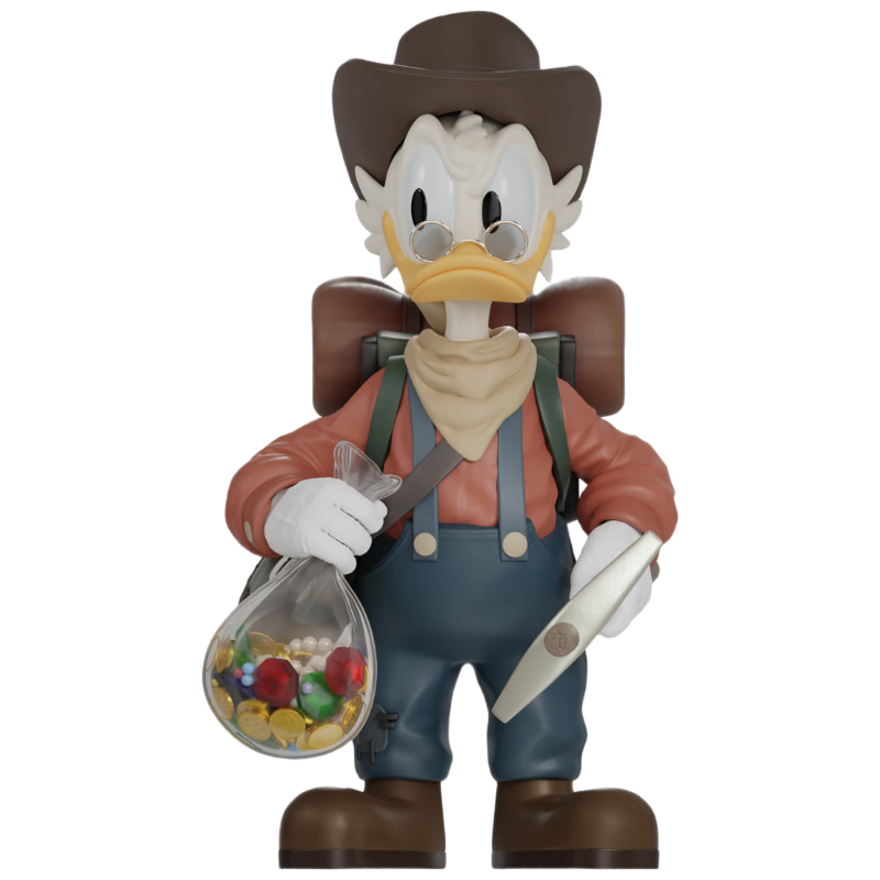 Disney Explorer Scrooge Figurine Approximately 15cm Birthday Gift for Girls Children's Day Gift