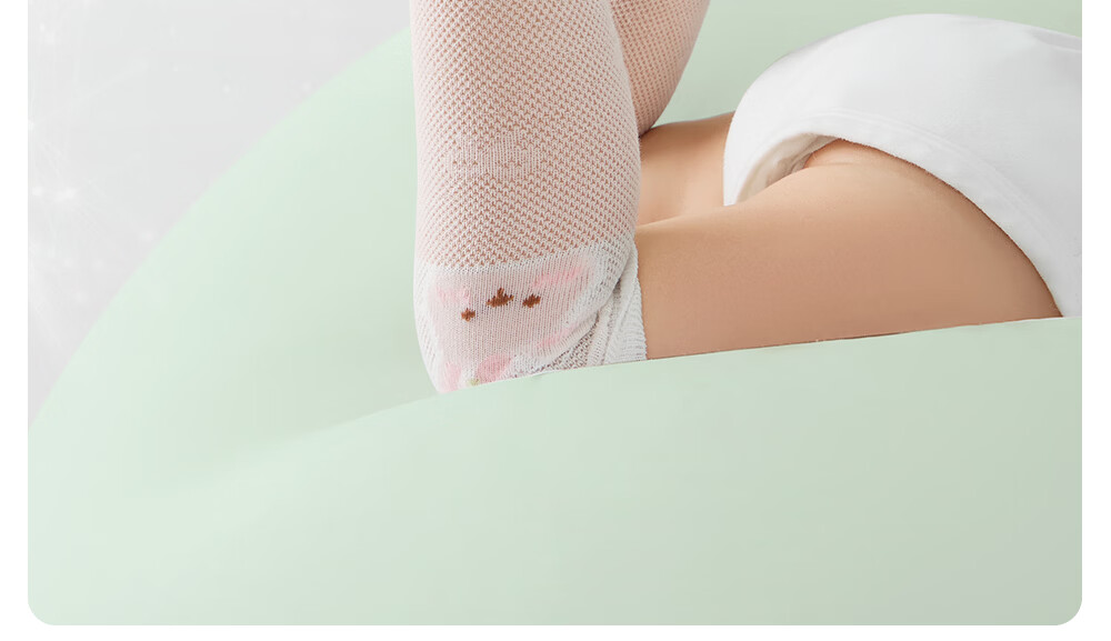 Betis Baby Long Tube Socks Summer Thin Mesh Breathable Anti-Mosquito Over-the-Knee Kids Socks 8