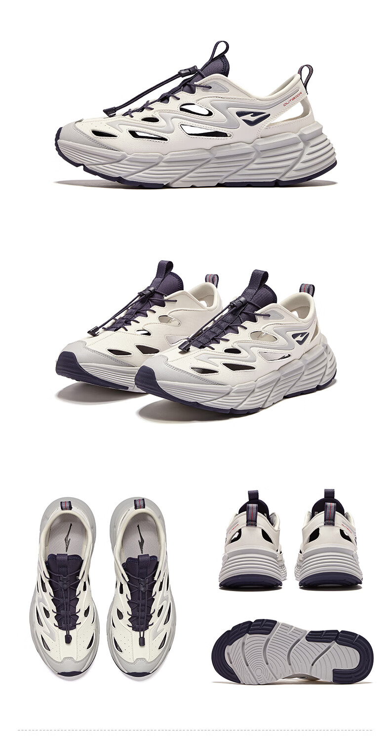 ERKE Men's Creek Hiking Sandals Outdoor Sports Casual Beach Shoes | [Yu Shi Same Style] Qingxi 2.0 21