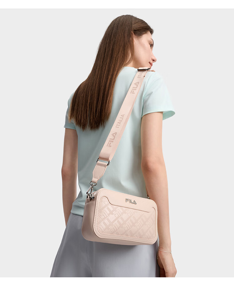 FILA Official Women's Shoulder Bag 2026 Summer Fashion Casual Crossbody Small Square Bag 24