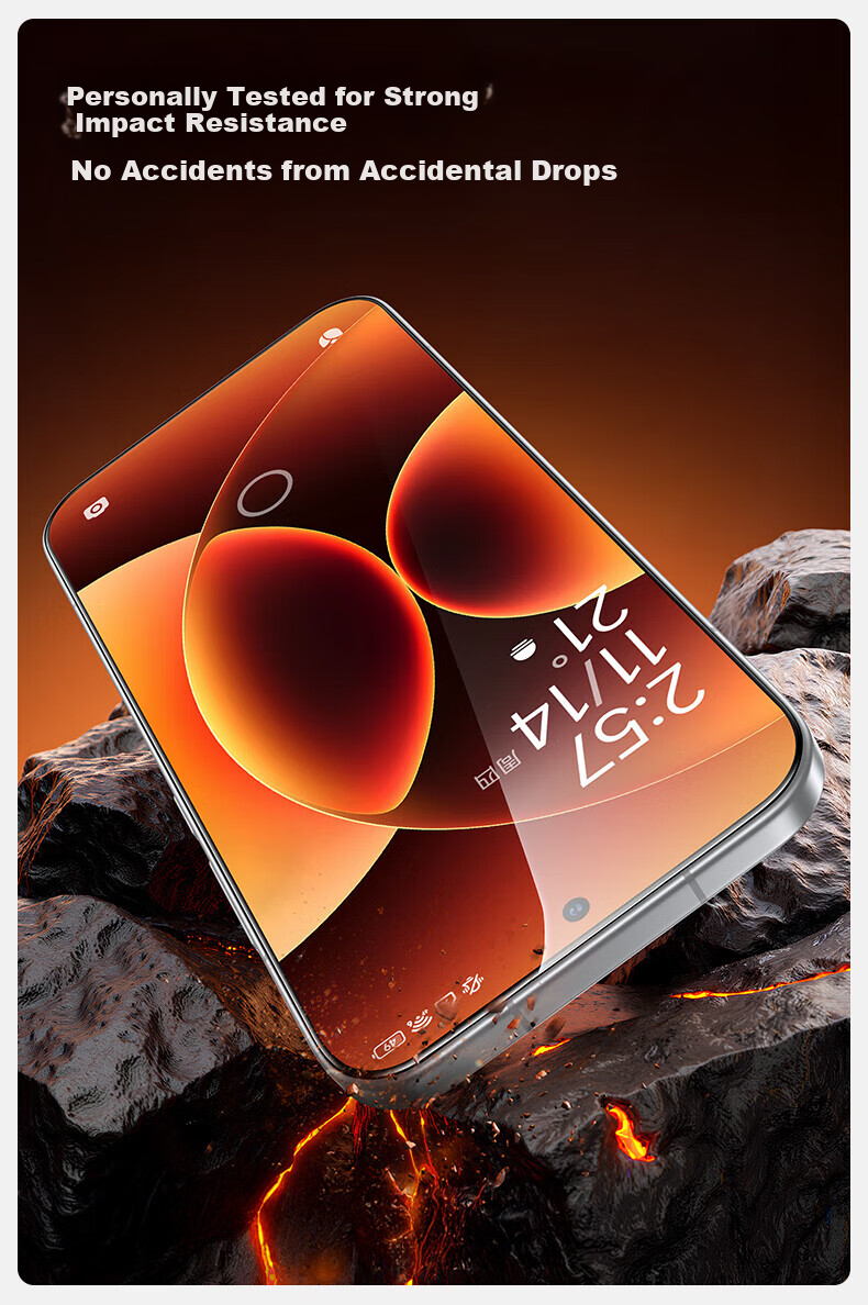 Mofajiang [High Definition Ultra Smooth] Tempered Glass Screen Protector for Xiaomi 17 Pro Max, Full Screen HD Anti-Fingerprint Ultrasonic Unlock Protective Film, 1 Piece 7