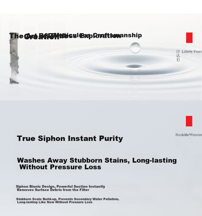 TOSHIBA Pre-filter 40 Micron Dual Mesh Filter Dual Turbine Backwash Real-time Pressure Monitoring 9T High Flow Whole House Self-cleaning Water Purifier TQ40-01 3