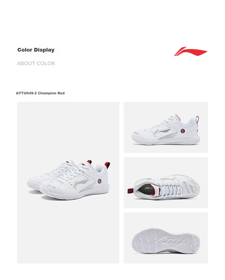 LI-NING Rocket 2.0 Badminton Shoes Unisex Professional Competition Training Sneakers Cushioned Comfortable Durable 15