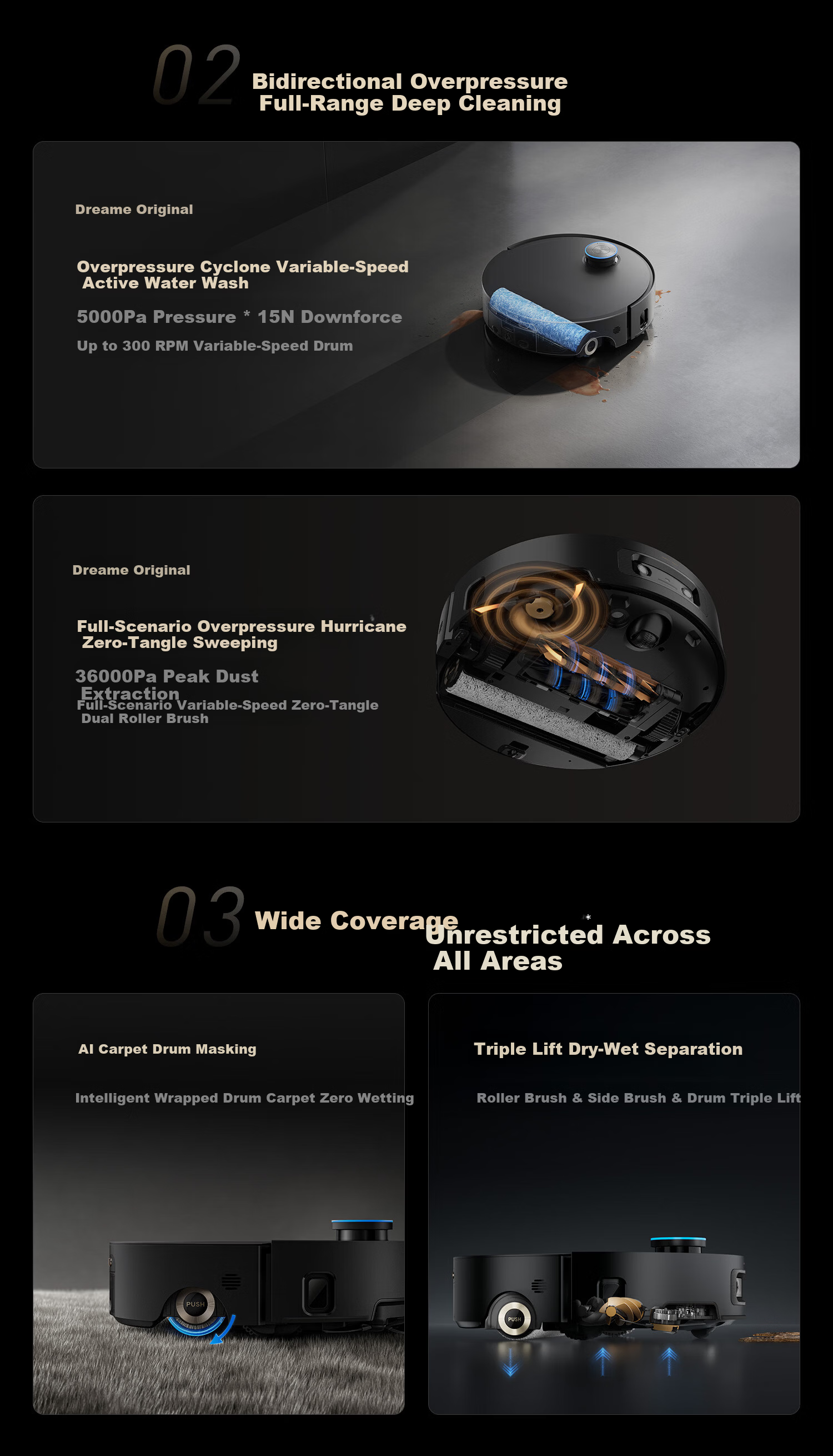 Dreame X60Pro Spring Festival Gala Edition Robot Vacuum Cleaner 4-in-1 Self-Cleaning Drum Floor Washer with Hot Water Mop and Water Tank RLX72DE 4