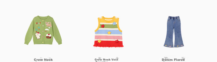 LUSON Sweet Honey Little O Baby Kids Autumn Dopamine Outfit 2025 Girls Vest Set 6