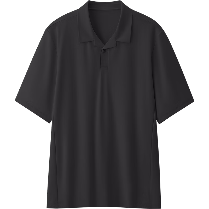 Beneunder Men's Outdoor Polo Shirt Cool Quick-Dry Sports Short Sleeve T-Shirt Father's Day Gift CC006 Ink Gray S