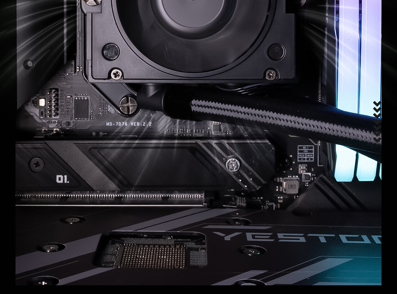 Thermalright STREAM VISION 360 BLACK All-in-One Liquid Cooler SV360 BLACK Embedded Fan 7