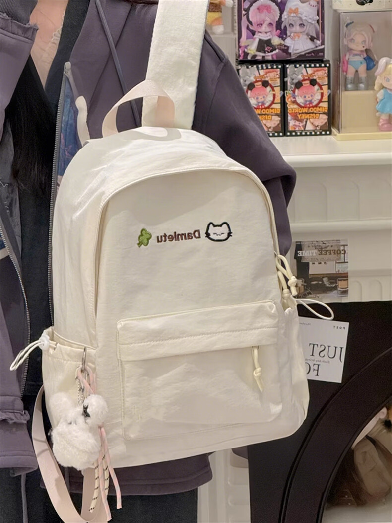 VICTORIATOURIST Middle School Student Backpack for Girls High-Value Ins Style High School and College Large Capacity Ultra-Lightweight Load-Reducing Backpack 6