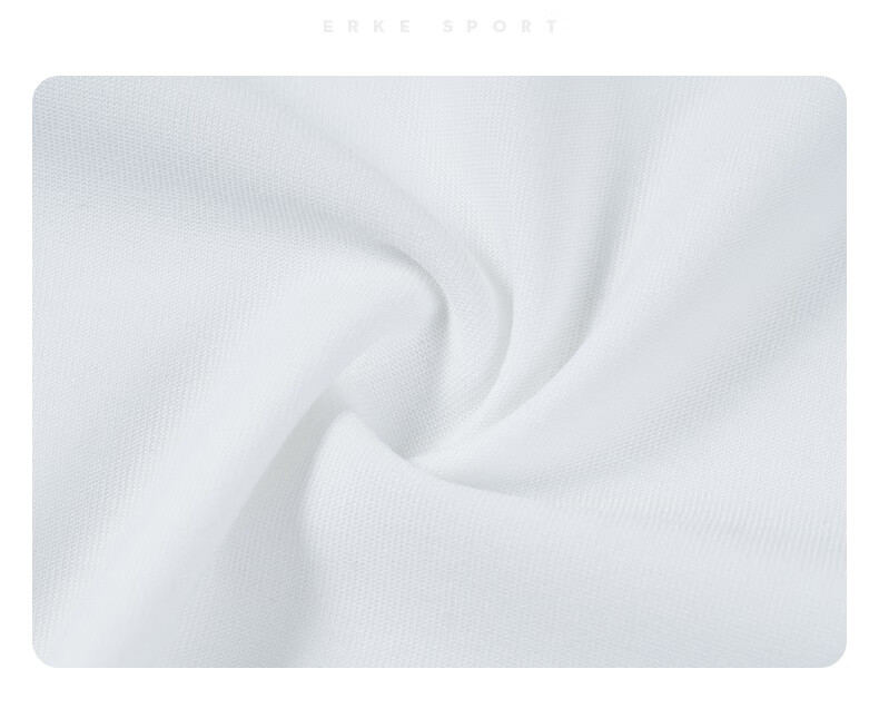 Erke Men's Crew Neck Short Sleeve Knit Shirt Summer Sports Outdoor Antibacterial Casual T-Shirt Loose Soft Skin-Friendly Base Layer 16