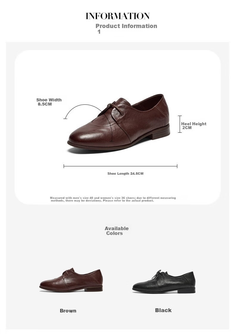 BataBata Oxford Leather Commuter Women's Shoes Spring Autumn YR01DCM5 2