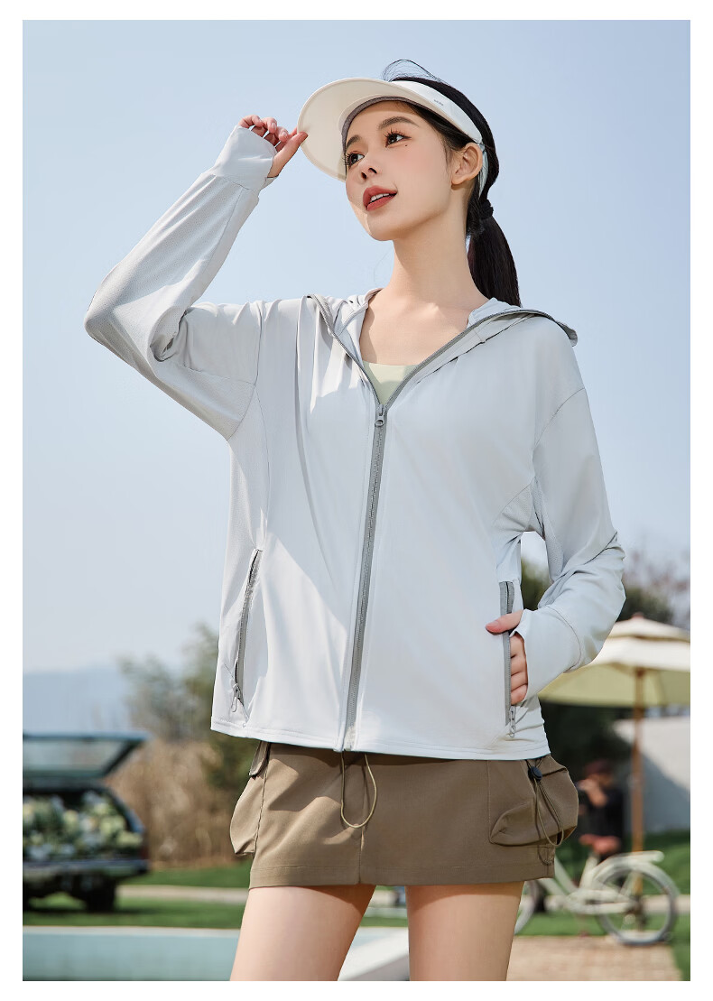 Combo Women's UV Protection Sun Shirt Summer New Cool Breathable High SPF Outdoor Sun Jacket Skin Coat 27