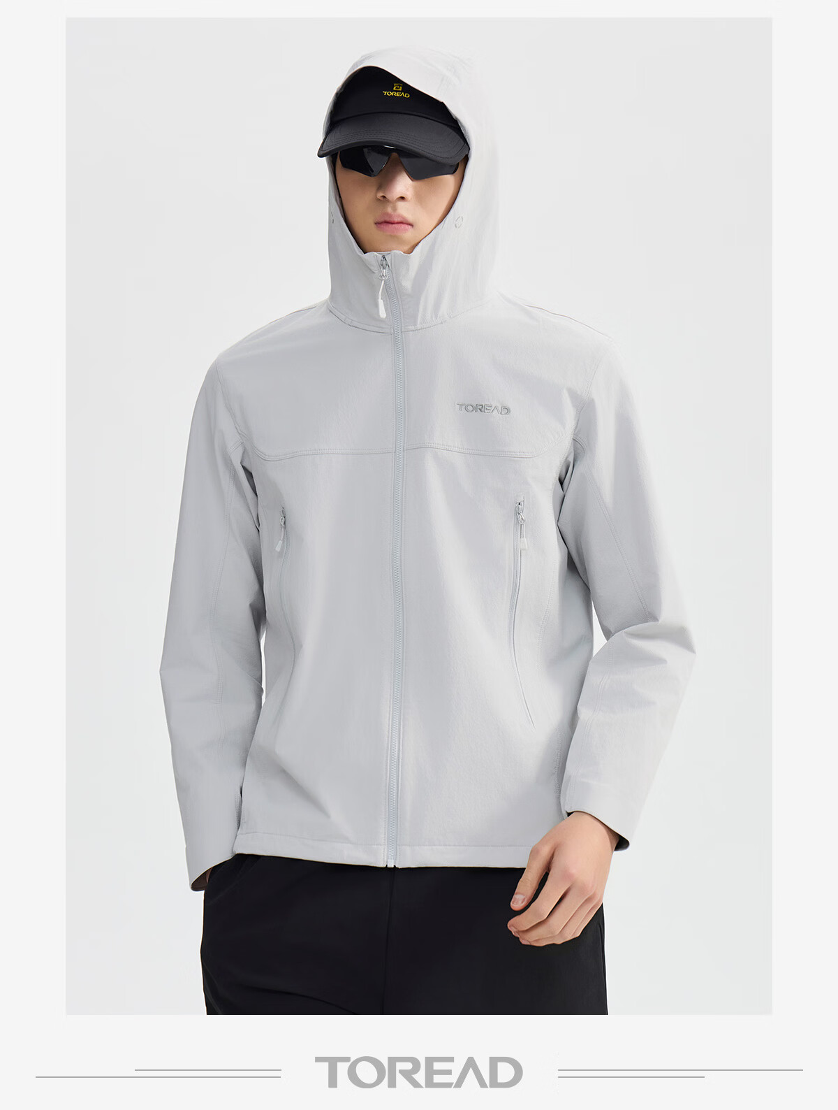 TOREAD Huang Jingyu Edition Men's 26 Softshell Jacket Cordura Fabric Windproof Professional Mountaineering Coat TAEEBO81753 27
