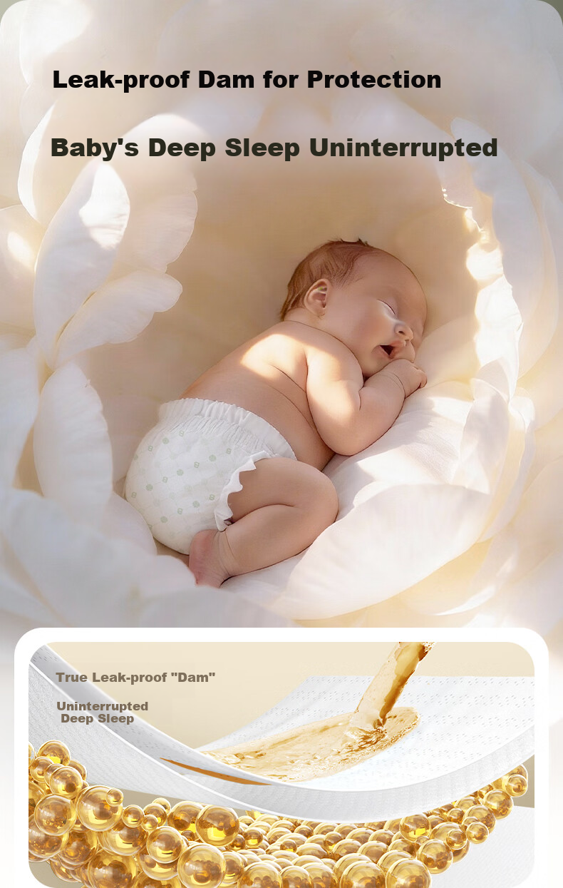 BOBDOG White Camellia Trial Pack L4 Diapers (8.5-11.5kg) Baby Newborn Lightweight Breathable Diapers 3