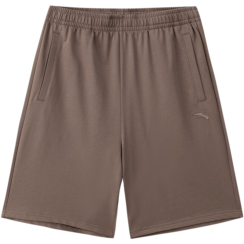 Anta Casual Shorts | Men's Summer Knitted Breathable Lightweight Quick-Dry Cotton Sports Five-Point Casual Pants