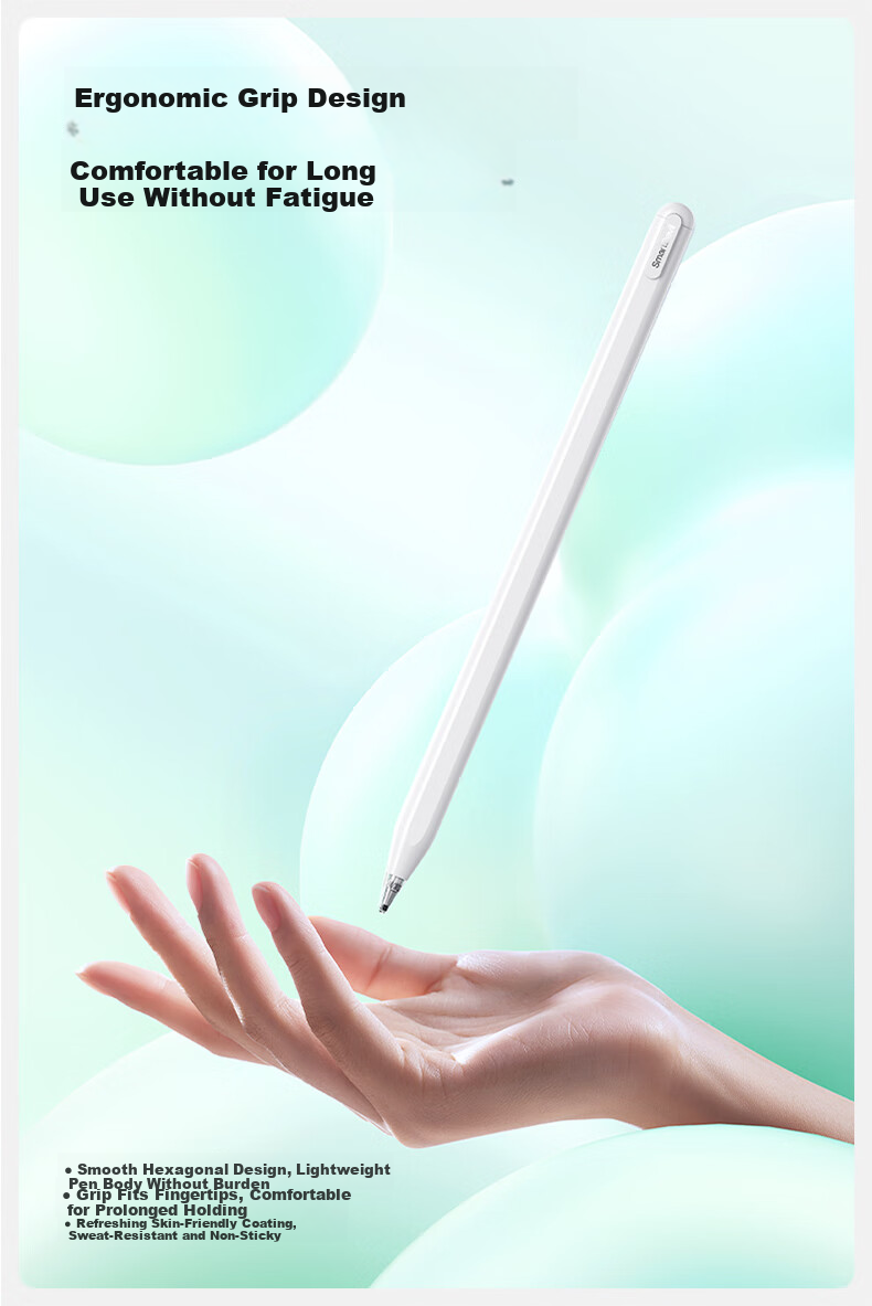 Shanmo Compatible with Huawei M-Pencil 3rd Gen Stylus Pen [Magnetic | Lift-to-Wake] Honor Capacitive Pen for Pad 11.5s/Pro 12.2/Air 12 with Pen Case 14