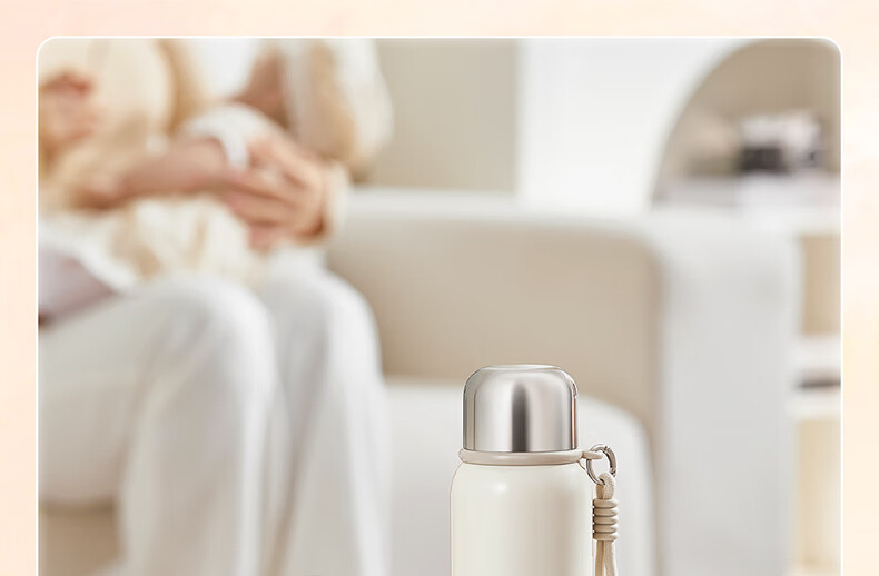 BVGMAV Electric Heated Water Cup Insulated Anti-Scald Travel Electric Kettle 316L Stainless Steel Odorless 1L Large Capacity Constant Temperature Kettle 12