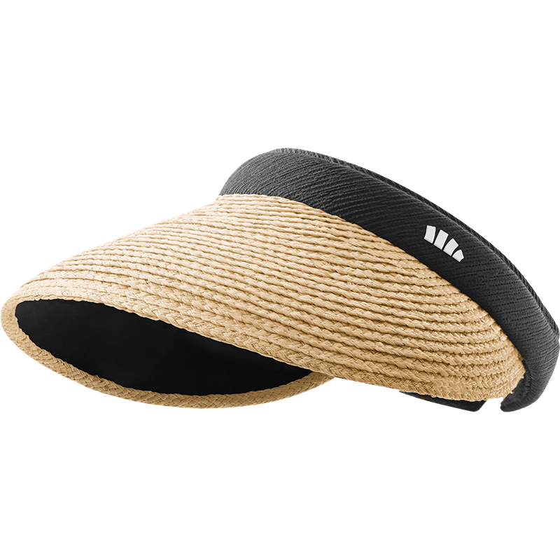 Beneunder Sun Hat, Straw Hat, UV Protection Hat for Women, Sun Visor Cap, Black Gel BM562, Grass And Brow