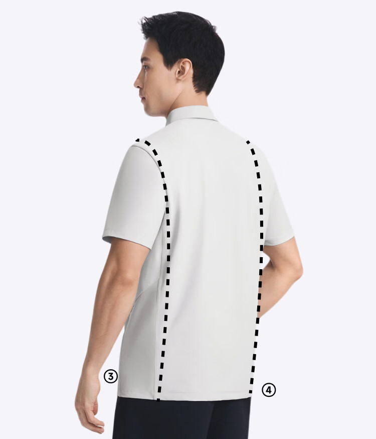 Beneunder Men's Polo Shirt Outdoor Sweat-Absorbing Short Sleeve T-Shirt DR016 Cardamom Gray S 9