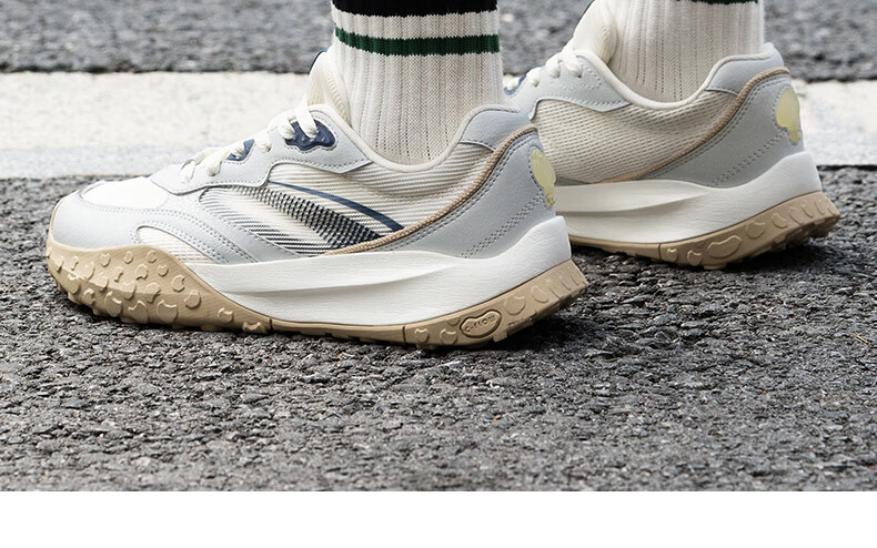 361° Men's Su Bing 3 Spring Summer Retro Casual Thick Sole Dad Sneakers 672616773-2 9