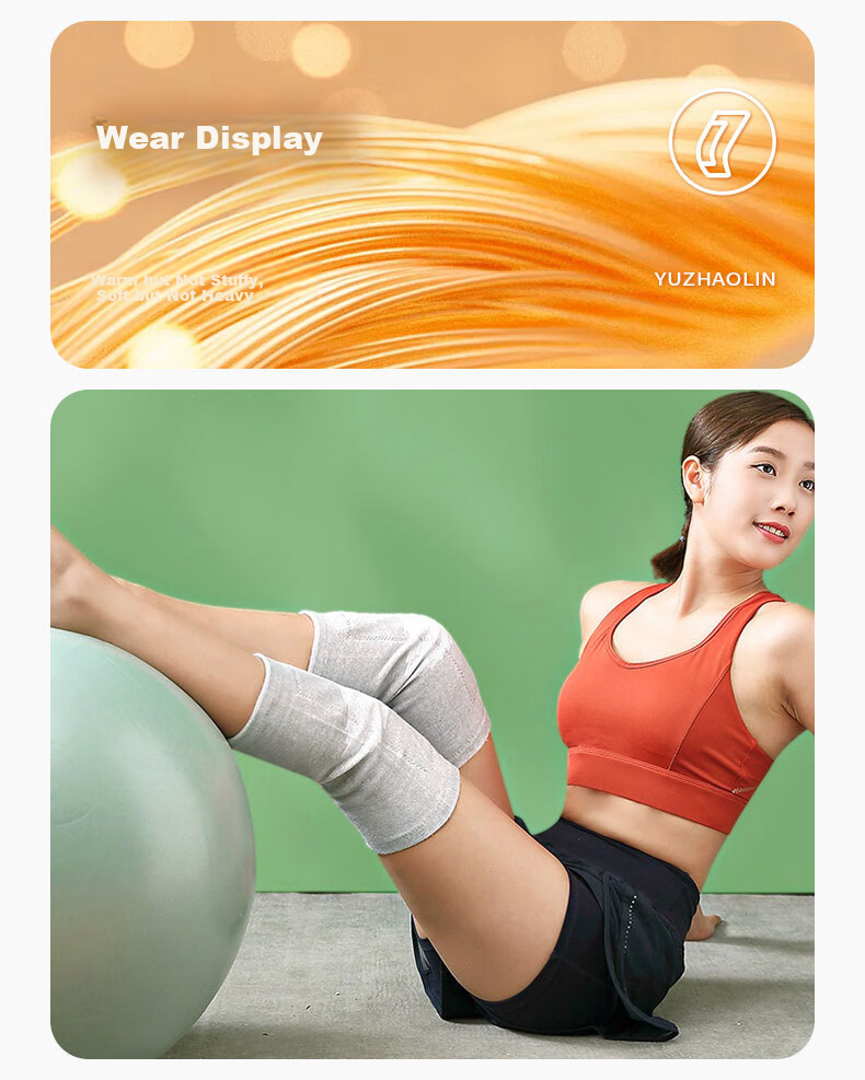 YUZHAOLIN Self-Heating Knee Brace Warm Bamboo Charcoal Knee Support for Cold Legs Unisex Elderly Anti-Slip Knee Pad X069 Size S 8